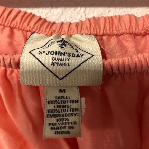 Cotton coral mini dress - Picture 6 of 8